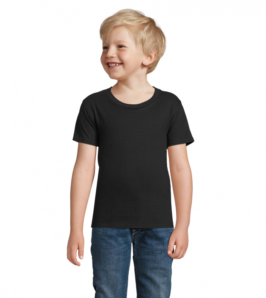 Logo trade business gifts image of: PIONEER KIDS T-SHIRTORGANIC