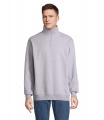 CONRAD Sweat Zip Collar, Grey Melange 2