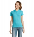 PASSION WOMEN POLO 170g, Atoll Blue