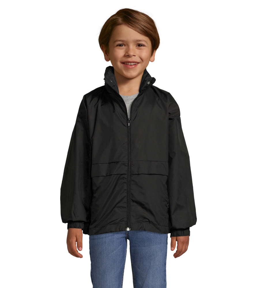 Logo trade promotional giveaways image of: SURF KIDS WINDBREAKER 210g