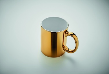 Logo trade promotional giveaways picture of: Ceramic mug metallic 300 ml