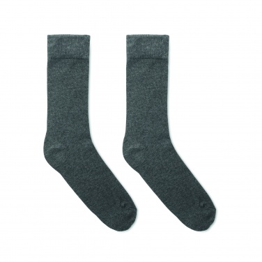 Logo trade promotional giveaway photo of: Pair of socks in gift box M