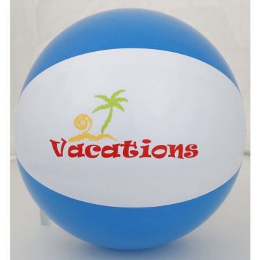 Logo trade promotional items picture of: Bicolour beach ball KEY WEST