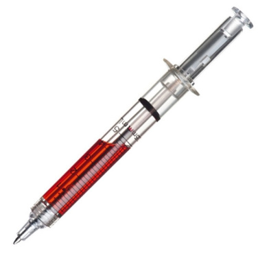 Logo trade promotional merchandise image of: Plastic ballpen INJECTION