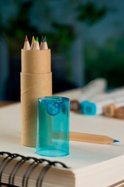 Logo trade promotional merchandise image of: Wooden crayons BECKY