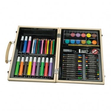 Logo trade promotional merchandise image of: Big wooden painting set MAXI