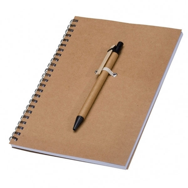 Logo trade corporate gift photo of: A5 ECO Notepad KENTWOOD