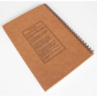 Logo trade promotional gifts image of: A5 ECO Notepad KENTWOOD