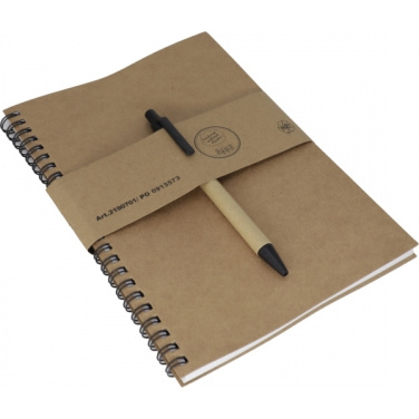 Logotrade promotional merchandise image of: A5 ECO Notepad KENTWOOD