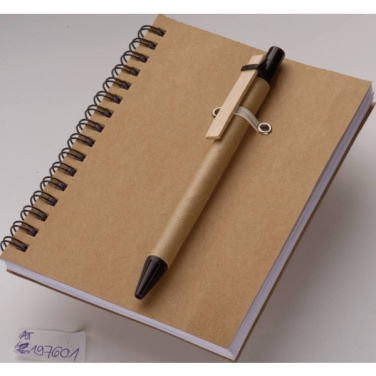 Logo trade promotional products image of: A6 ECO Notepad KEYSTONE