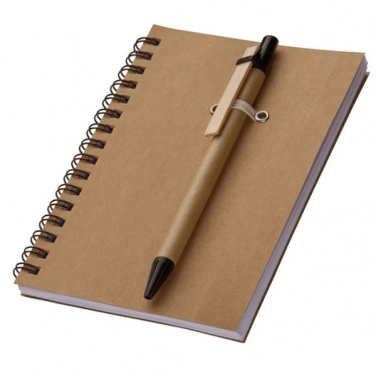 Logo trade promotional products picture of: A6 ECO Notepad KEYSTONE