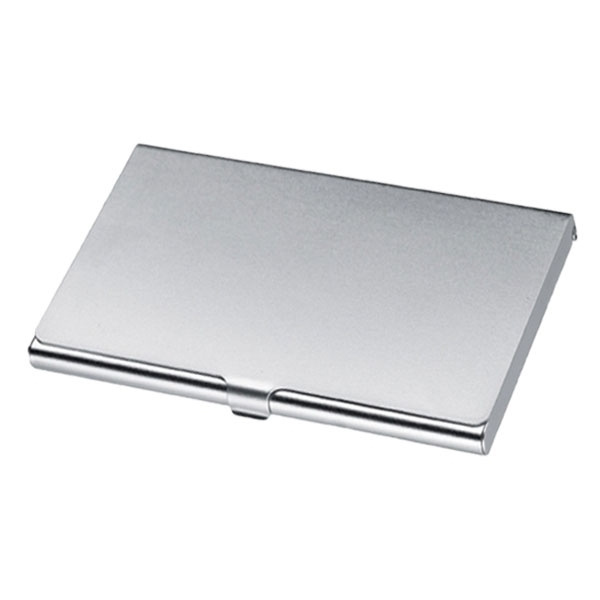 Logo trade business gift photo of: Metal business card holder CORNWALL