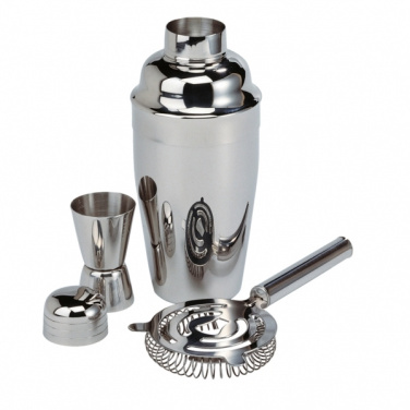 Logotrade promotional items photo of: Metal cocktail set, 3-piece MESSINA