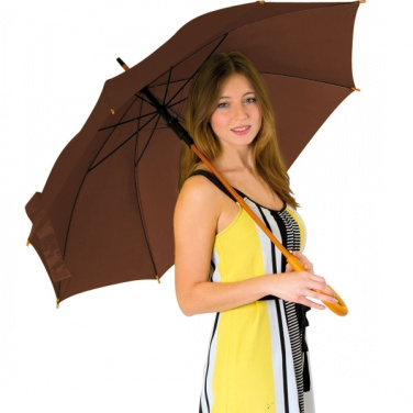 Logotrade advertising product image of: Wooden automatic umbrella NANCY