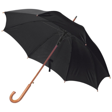 Logotrade promotional giveaway picture of: Wooden automatic umbrella NANCY