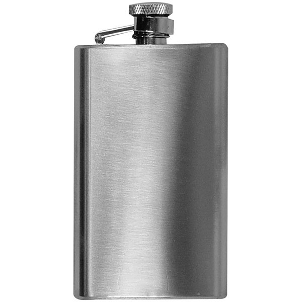 Logotrade promotional giveaway image of: Stainless steel hip flask FRESNO 104 ml