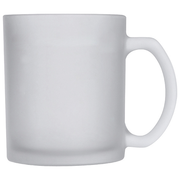 Logotrade promotional item picture of: Glass coffee mug GENEVA 300 ml