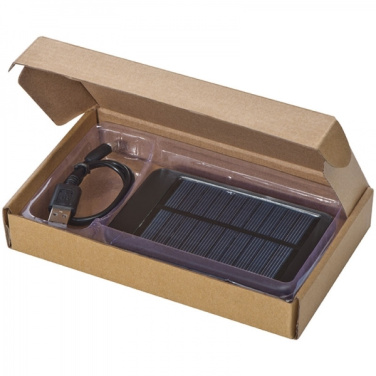 Logo trade promotional merchandise image of: Solar power bank PHILADELPHIA