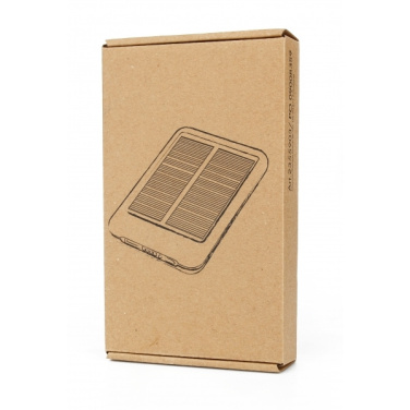 Logo trade promotional gift photo of: Solar power bank PHILADELPHIA