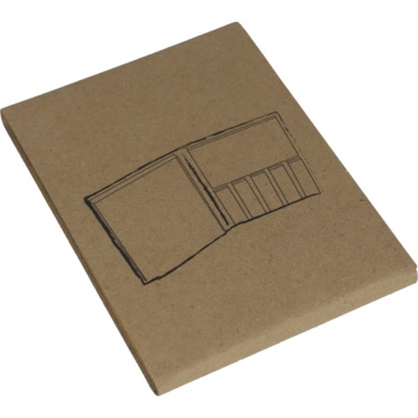 Logotrade promotional product picture of: Adhesive note pad BURLINGTON