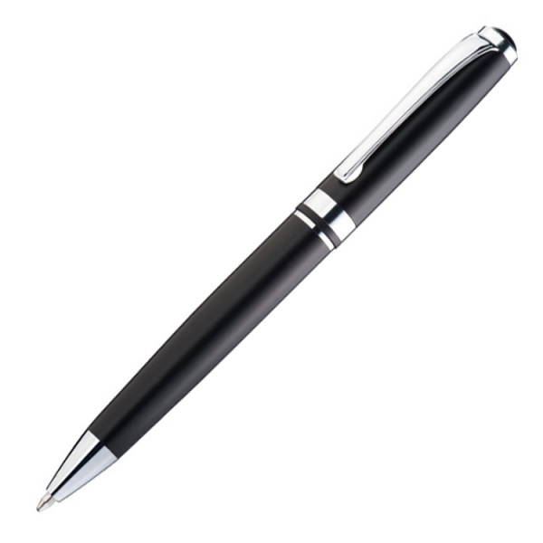 Logo trade promotional giveaway photo of: Metal ballpen CLAYTON