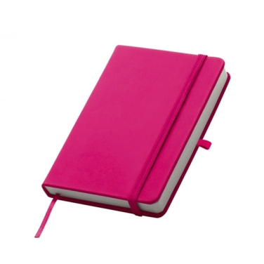 Logo trade promotional merchandise image of: A6 note book LUBECK