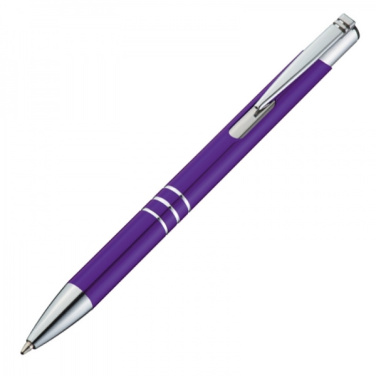 Logo trade promotional merchandise picture of: Metal ballpen ASCOT