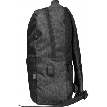 Logo trade promotional products image of: rPET backpack RIMINI