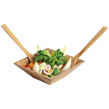 Logo trade promotional product photo of: Bamboo salad servers CAPUA