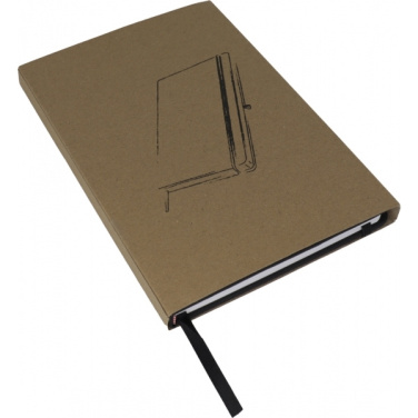 Logo trade promotional items picture of: A5 note book KIEL