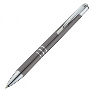 Logo trade advertising products image of: Metal ballpen ASCOT