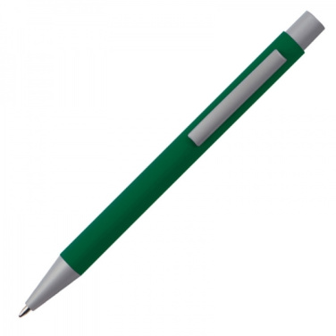 Logo trade promotional gift photo of: Metal ballpen soft touch ABU DHABI