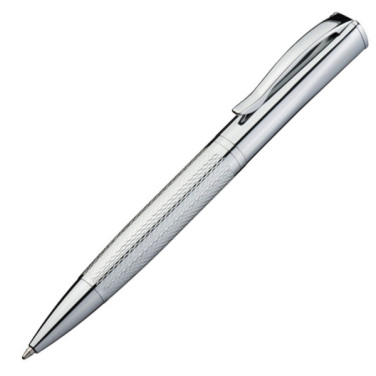 Logo trade promotional giveaways picture of: Metal ballpen CHESTER