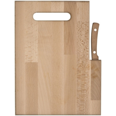 Logotrade promotional product picture of: Wooden board with knife LIZZANO