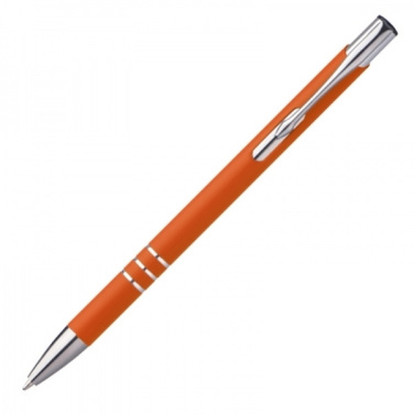 Logo trade promotional gifts image of: Metal ballpen NEW JERSEY