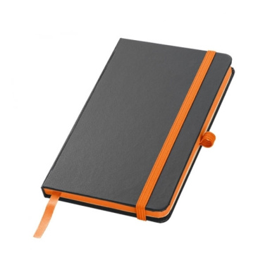 Logo trade promotional giveaways picture of: Notebook A6 ROSTOCK