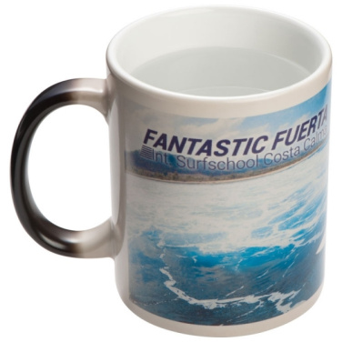 Logotrade advertising products photo of: Colour-changing sublimation mug SIRMIONE 300 ml