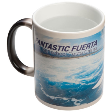 Logotrade promotional item image of: Colour-changing sublimation mug SIRMIONE 300 ml