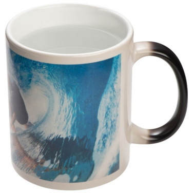 Logotrade promotional items photo of: Colour-changing sublimation mug SIRMIONE 300 ml