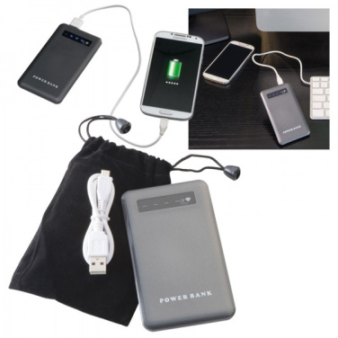 Logo trade promotional giveaways image of: Power bank KINGSVILLE