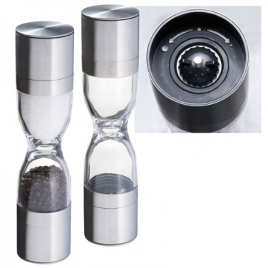 Logotrade advertising products photo of: Salt and pepper mill 2-in-1 ROME