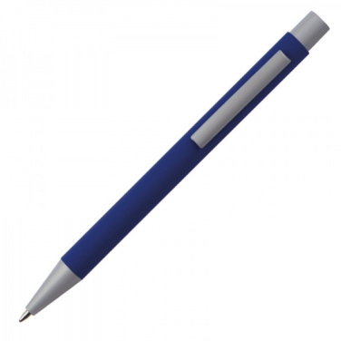 Logo trade advertising products picture of: Metal ballpen soft touch ABU DHABI