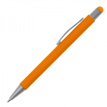 Logo trade corporate gift photo of: Metal ballpen touch pen soft touch SALT LAKE CITY