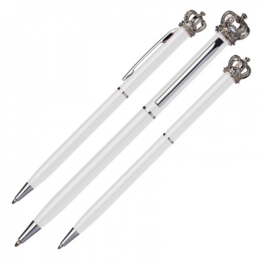 Logo trade advertising product photo of: Metal ballpen KINGS PARK