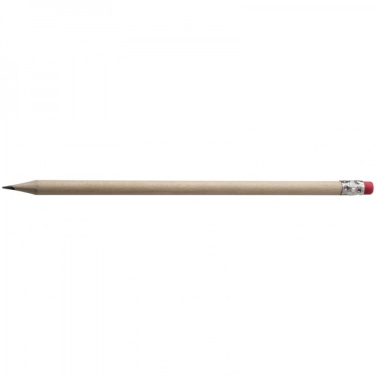 Logotrade promotional item image of: Pencil with eraser HICKORY