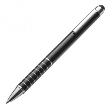 Logo trade promotional products picture of: Metal ballpen with touch pen LUEBO