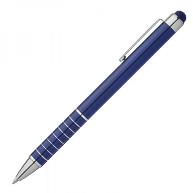 Logo trade promotional gifts picture of: Metal ballpen with touch pen LUEBO