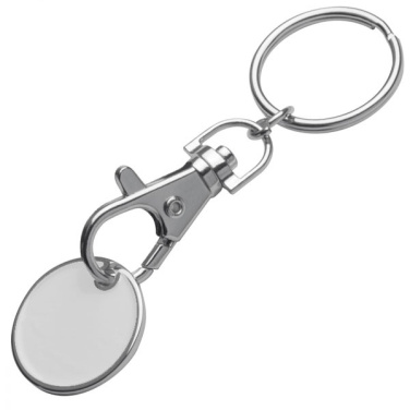 Logotrade promotional product picture of: Keyring with shopping coin ARRAS