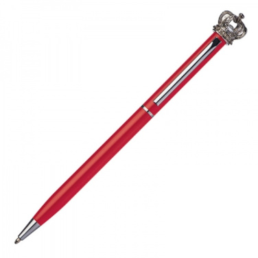 Logo trade promotional merchandise image of: Metal ballpen KINGS PARK