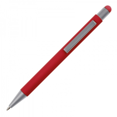 Logotrade promotional product image of: Metal ballpen touch pen soft touch SALT LAKE CITY